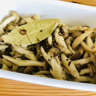 パスタソースにも☆しめじの酒蒸し